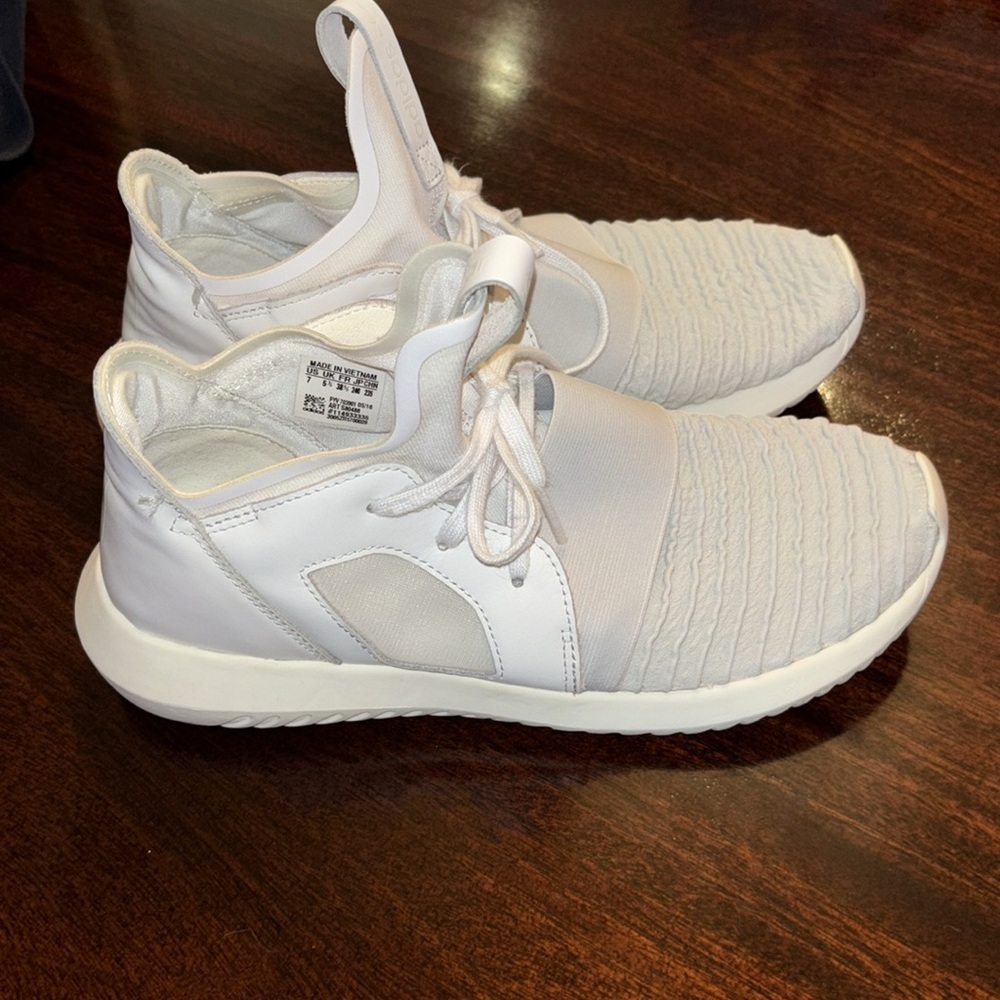 Adidas - Women’s Tubular Defiant ‘Crystal White’ Sneakers